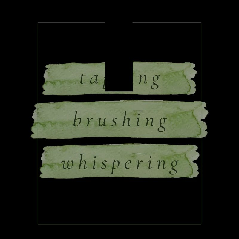 Tapping Brushing Whispering | ASMR Trigger Design
