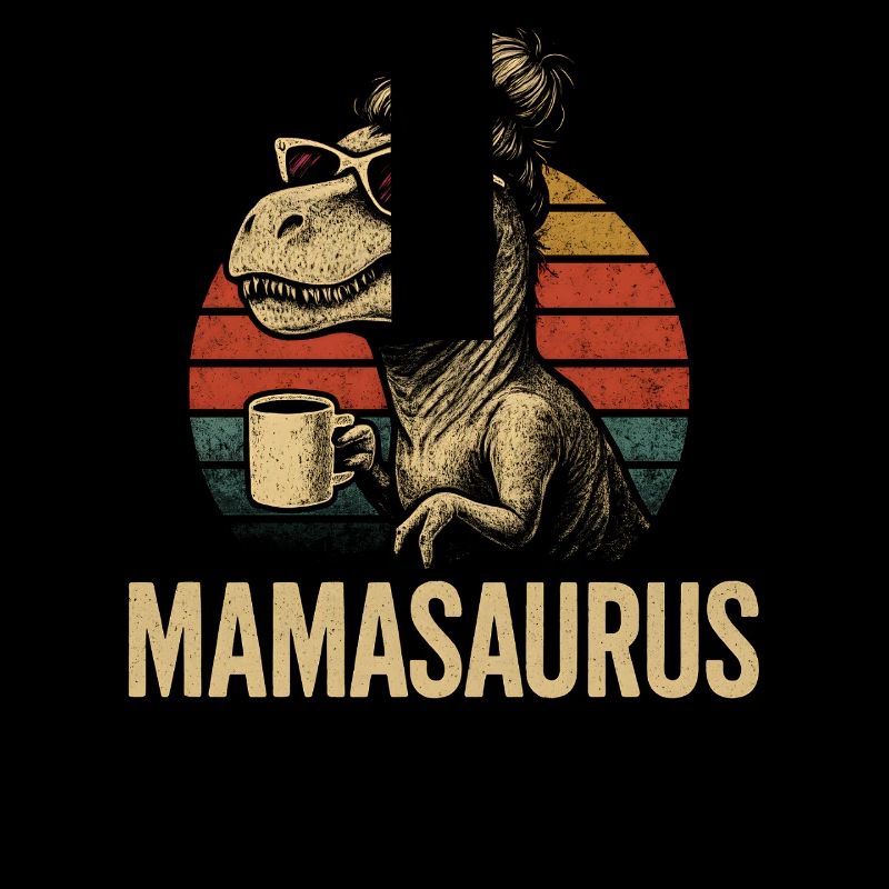 Mamasaurus Mama Mutter Geschenkidee Humor Lustig