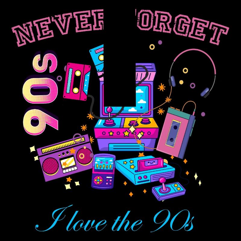 Retro 90s never forget