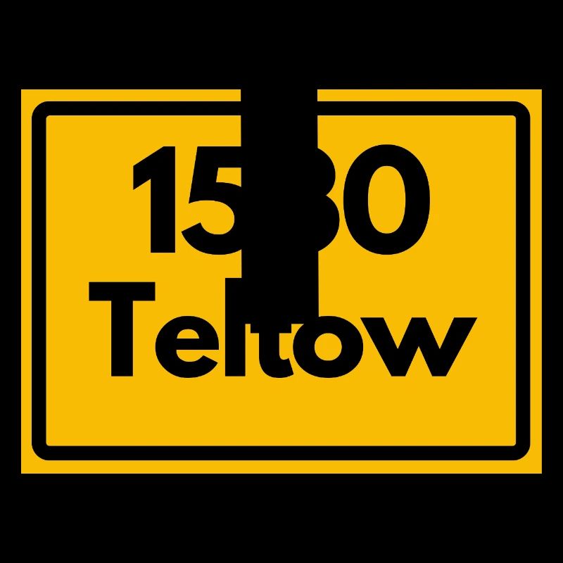 ANCIEN CODE POSTAL RÉTRO 1530 TELTOW HEIMAT