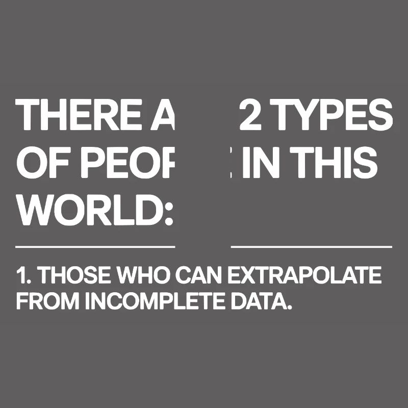 Statistics Analysis Data Science Extrapolation