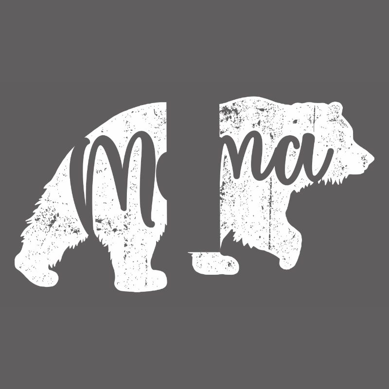 Mama Bear Script Logo