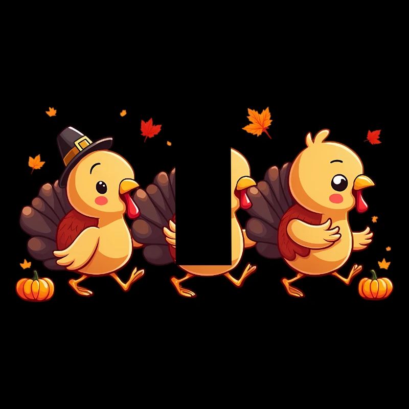 Bébé dinde de Thanksgiving
