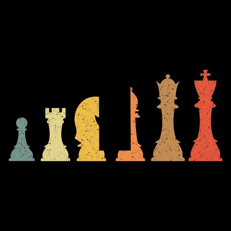 Schach Evolution Vintage Retro