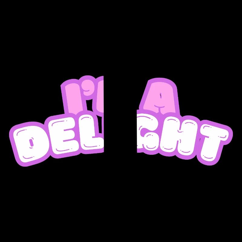Im Delight Bubble Text