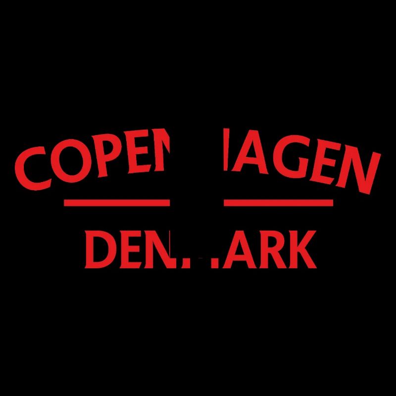 Copenhague – Danemark Textdesign