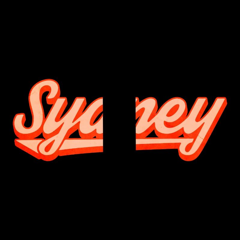 Logo du script rétro de Sydney