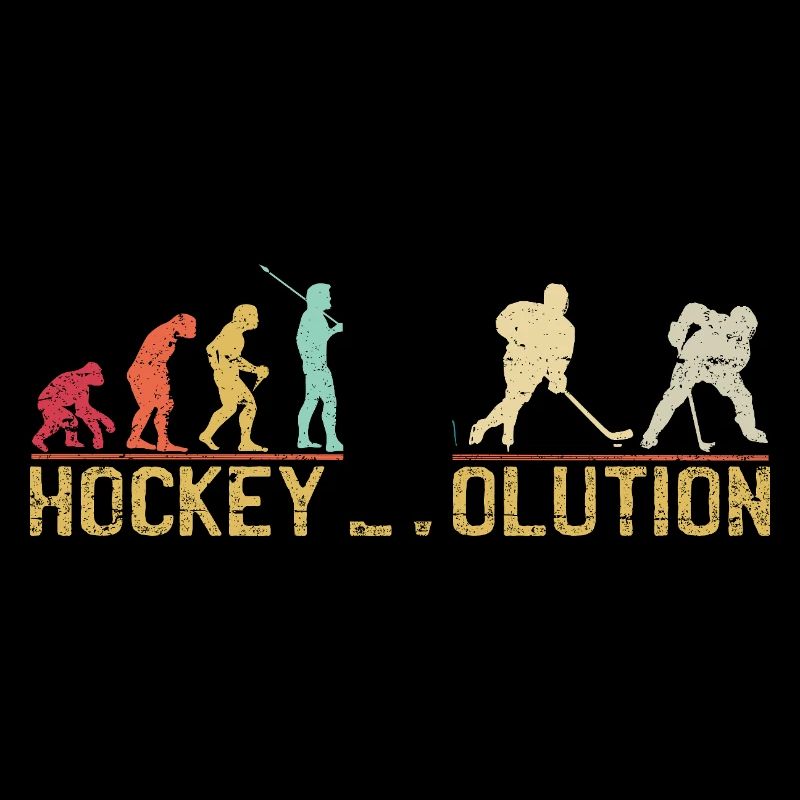 Conception de la silhouette Hockey Evolution