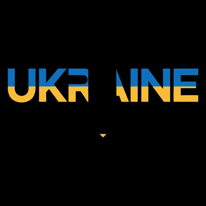Drapeau de l’Ukraine Trident Emblem Art
