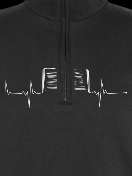 Open Book Heartbeat Print