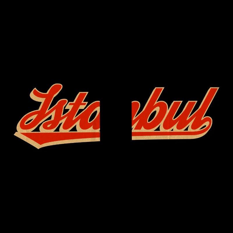 Istanbul Retro Script Logo