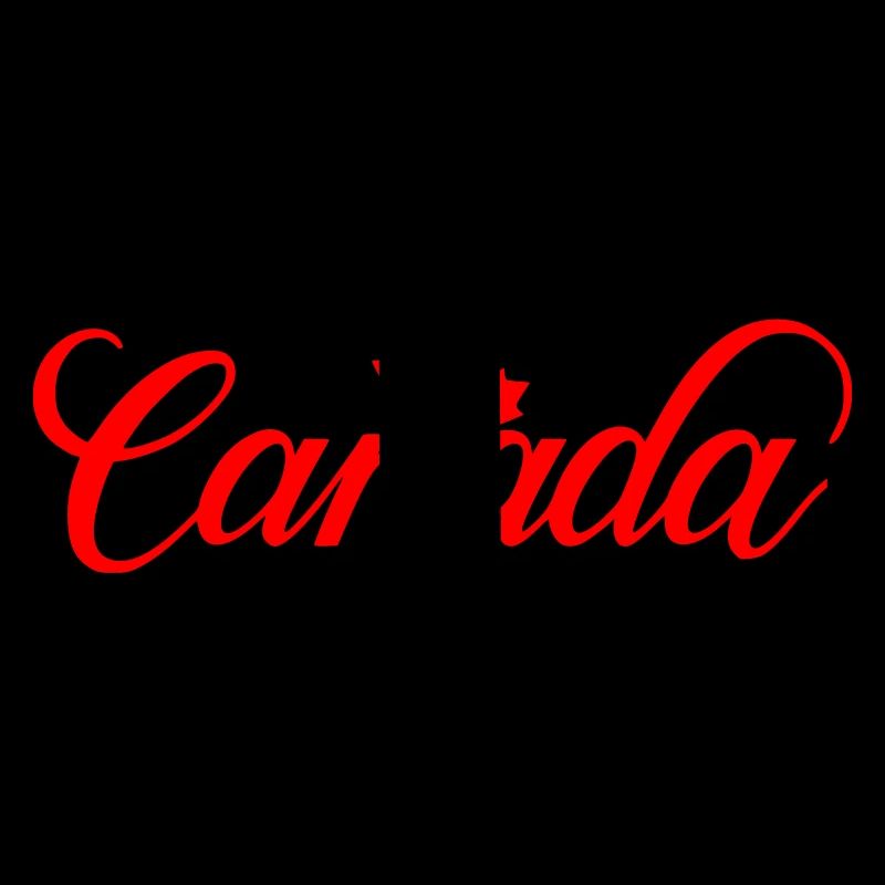 Canada Lettering with Maple Leaf