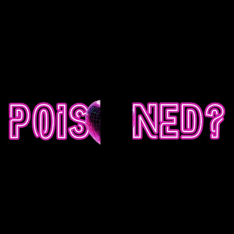 Neon-Apple mit Glitzer-Effekt 