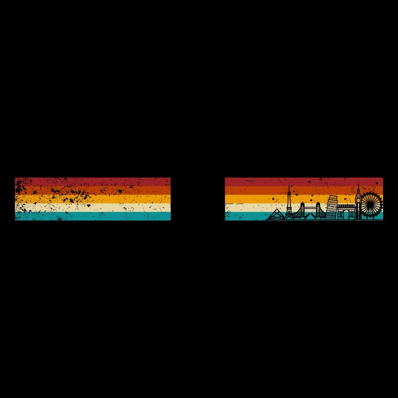 Retro Sunset Stripes