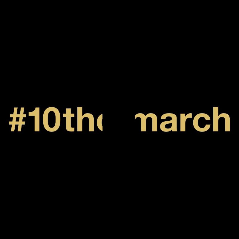 né le 10 mars Anniversaire anniversaire
