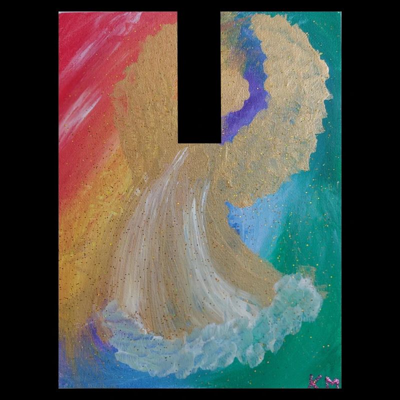 Regenbogenengel - Engel des Einklangs - Engelbild