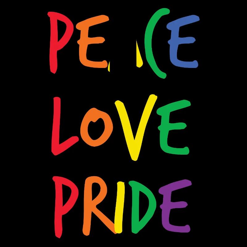 Rainbow Peace Love Pride