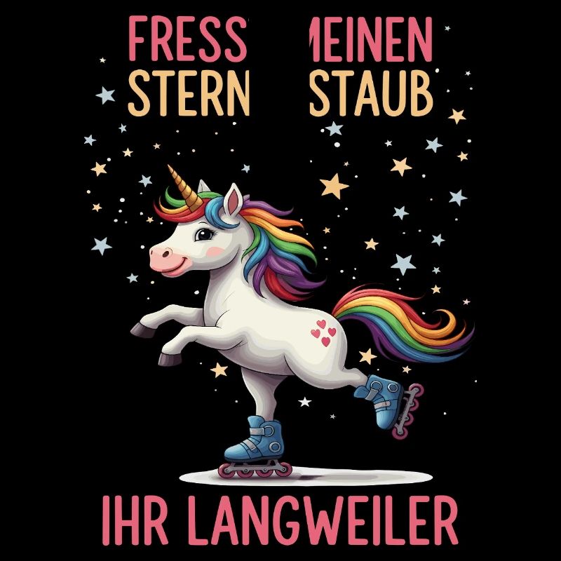 Rollschuh Einhorn