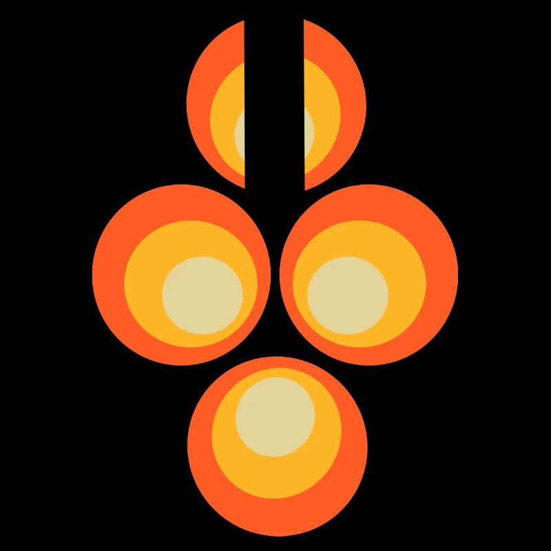 70s Circles Pattern