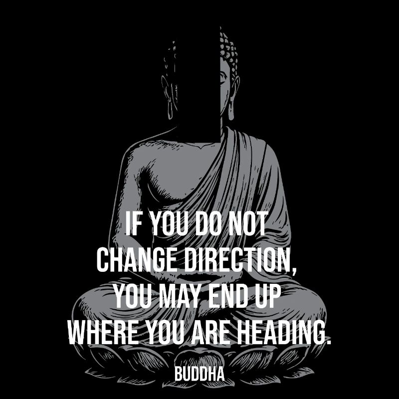 Buddha Change Direction Reminder