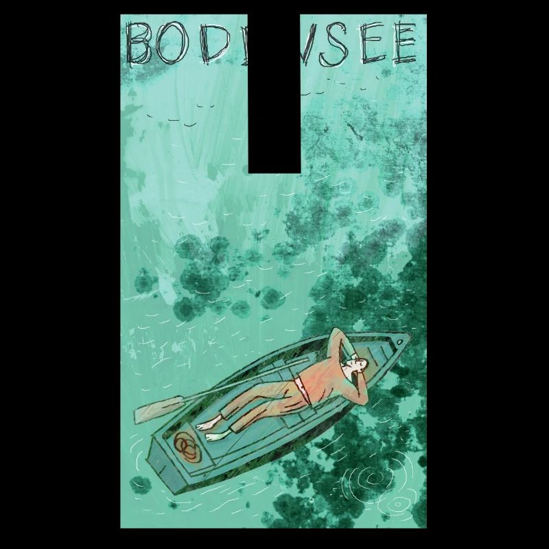 Bodensee Boottraum Illustration