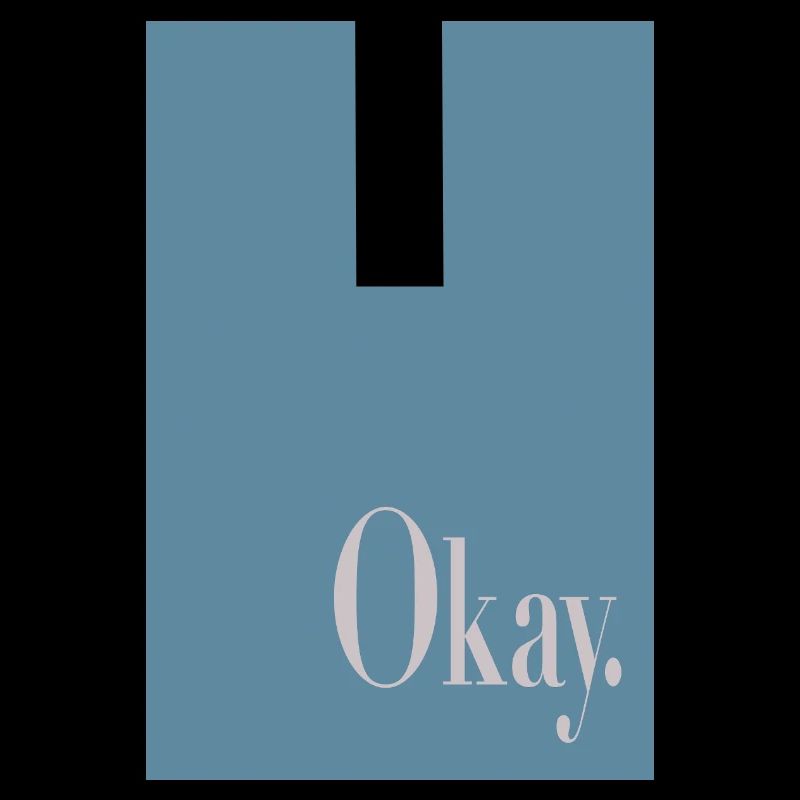 Affiche typographique D’accord.