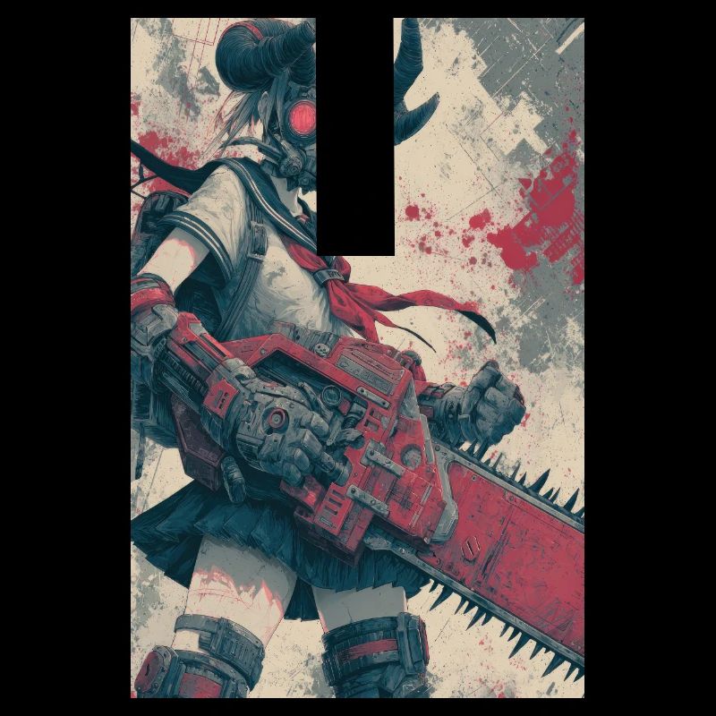 Crimson Chainsaw Hunter