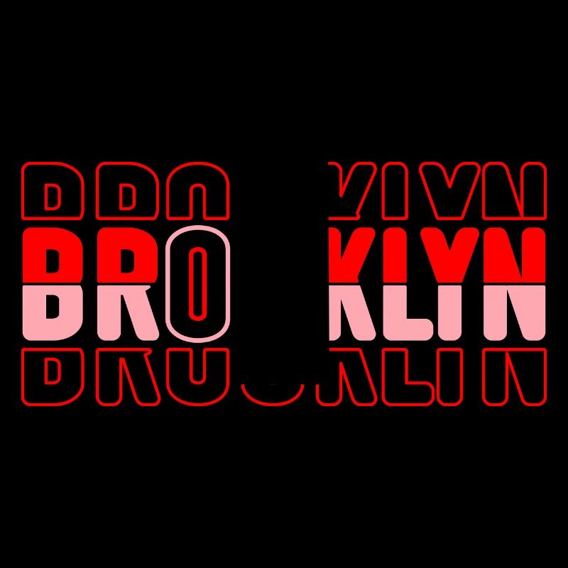 Brooklyn Neon Block Pattern