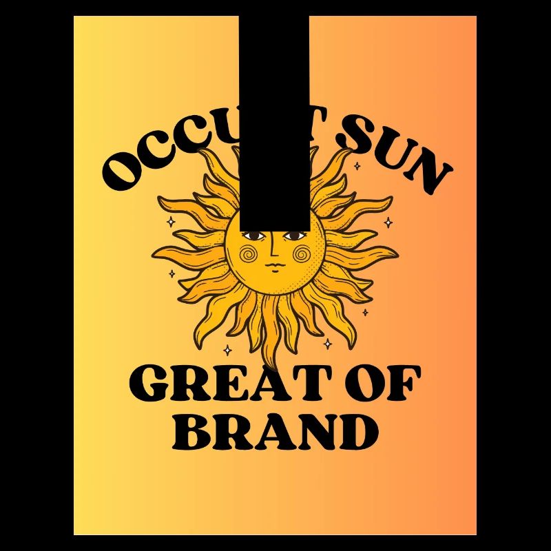 Grande marque du soleil caché