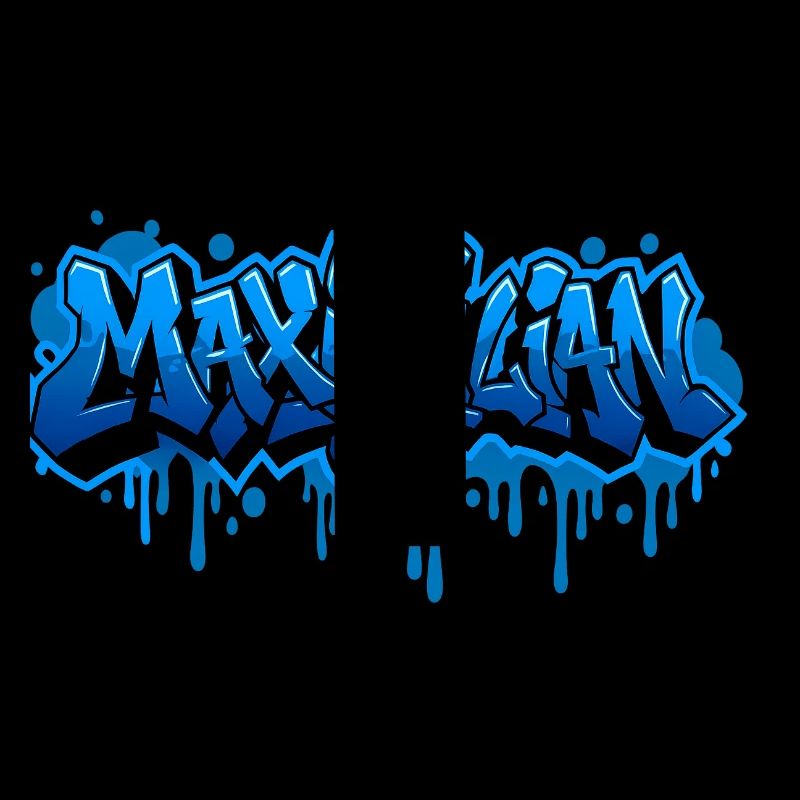 Graffiti MAXIMILIAN Name Geschenk Ideal Printabl