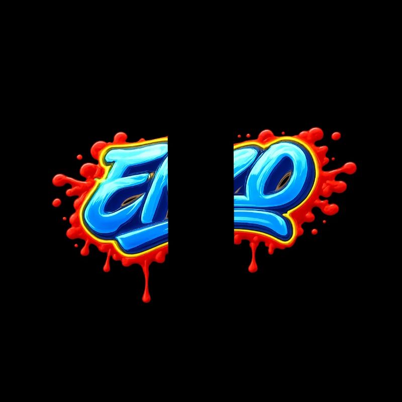GRAFFITI NAME ENZO  FOR  PERFECT GIFT PRINTABLE