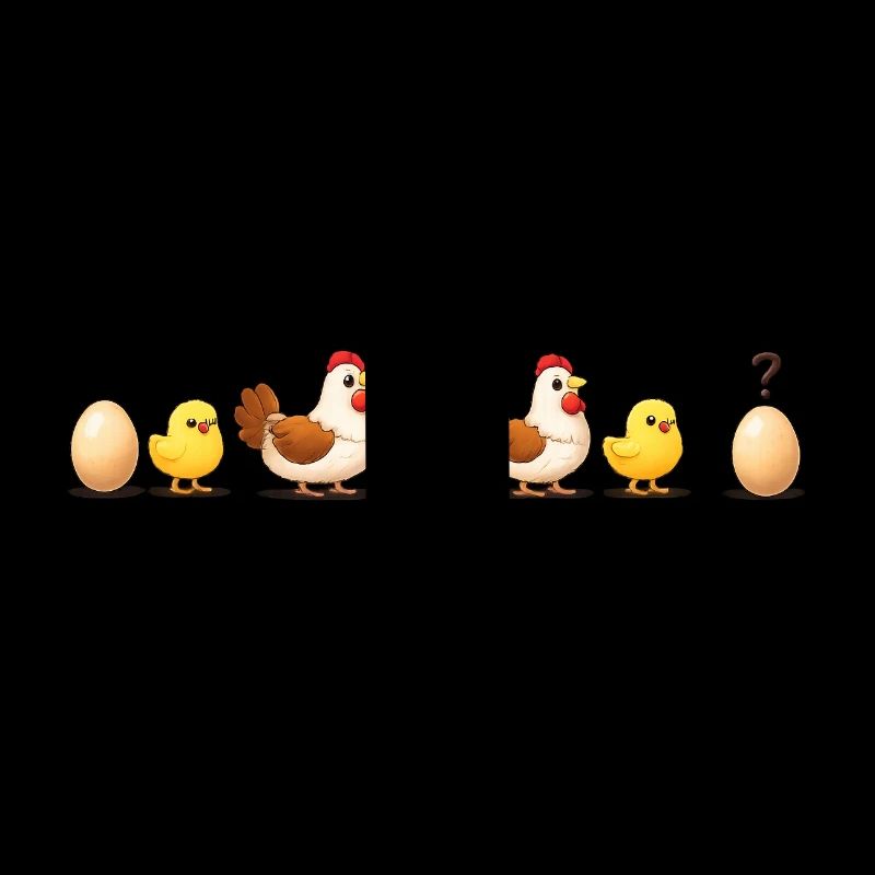 Evolution Ei-Küken-Henne-Darwin