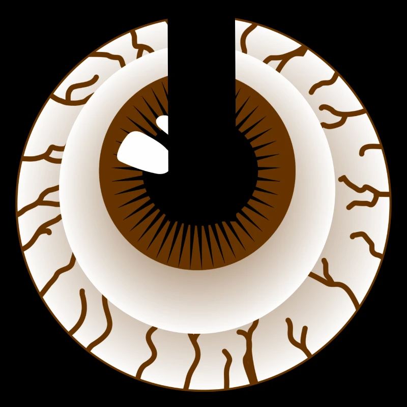 Brauner Augapfel