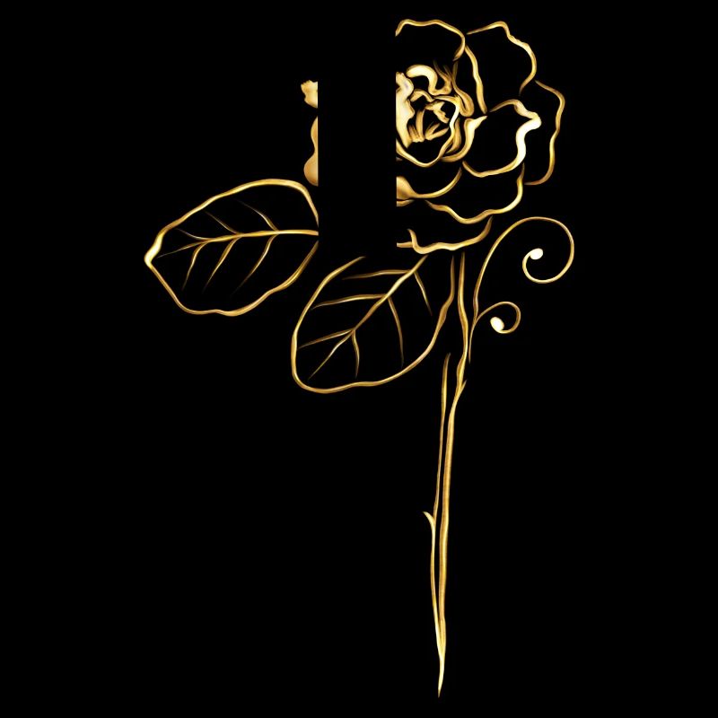 Rose en or