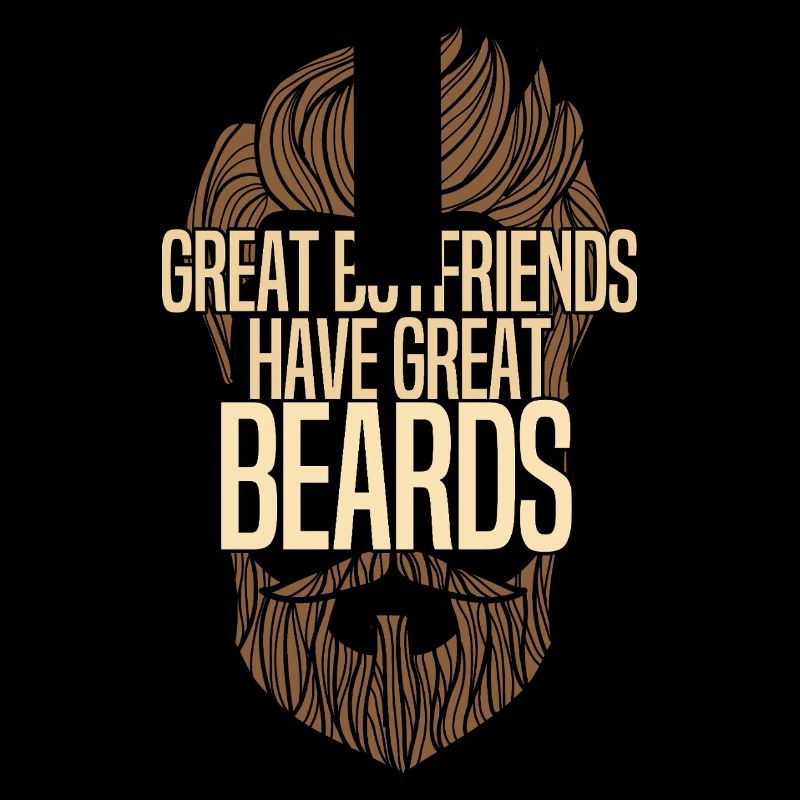 Les super petits amis ont une belle barbe