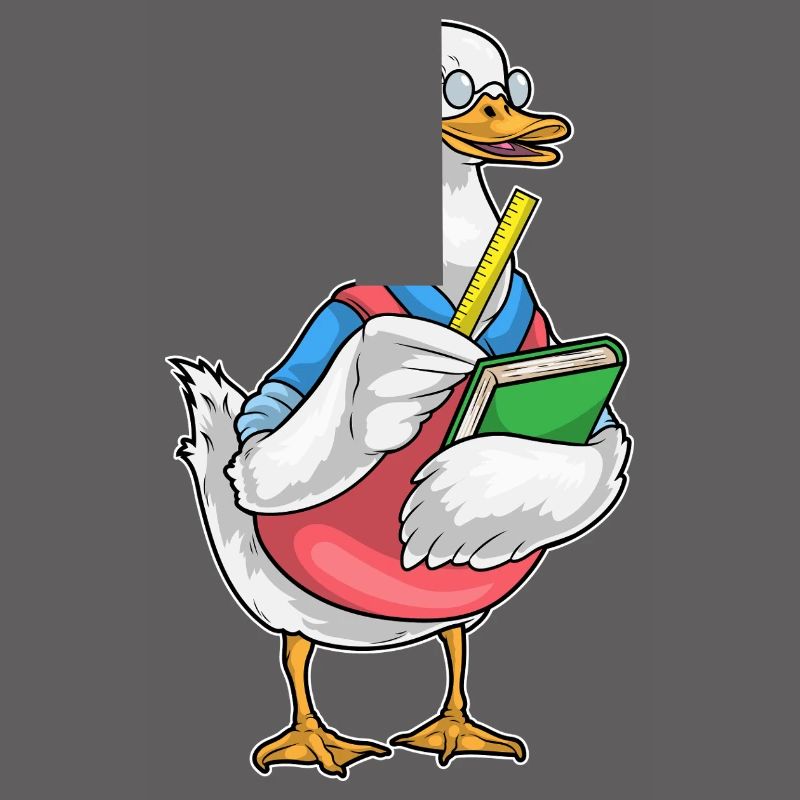 Duck Math Teacher Ruler