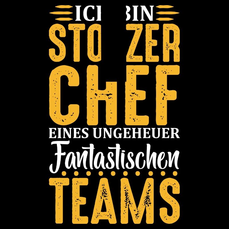 Stolzer Chef Chef Mann Abteilungsleiter Teamchef