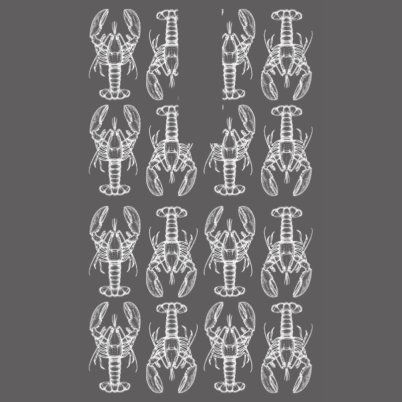 Lobster Glyph Repeating Pattern