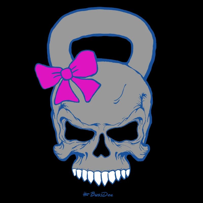 Kettlebell-Skull (weiblich)