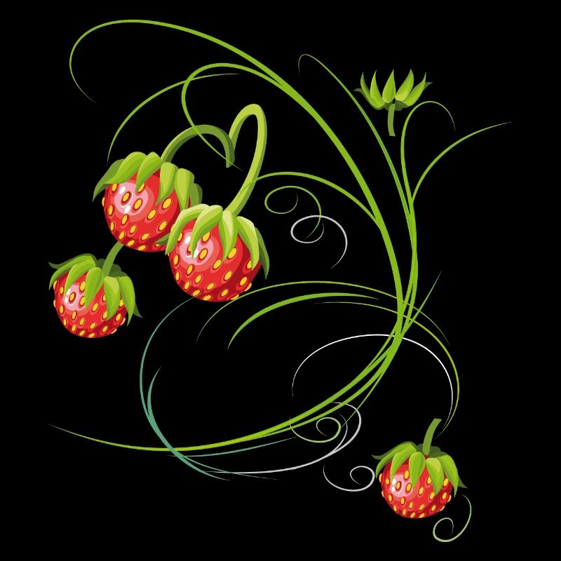Strawberries, fruit
