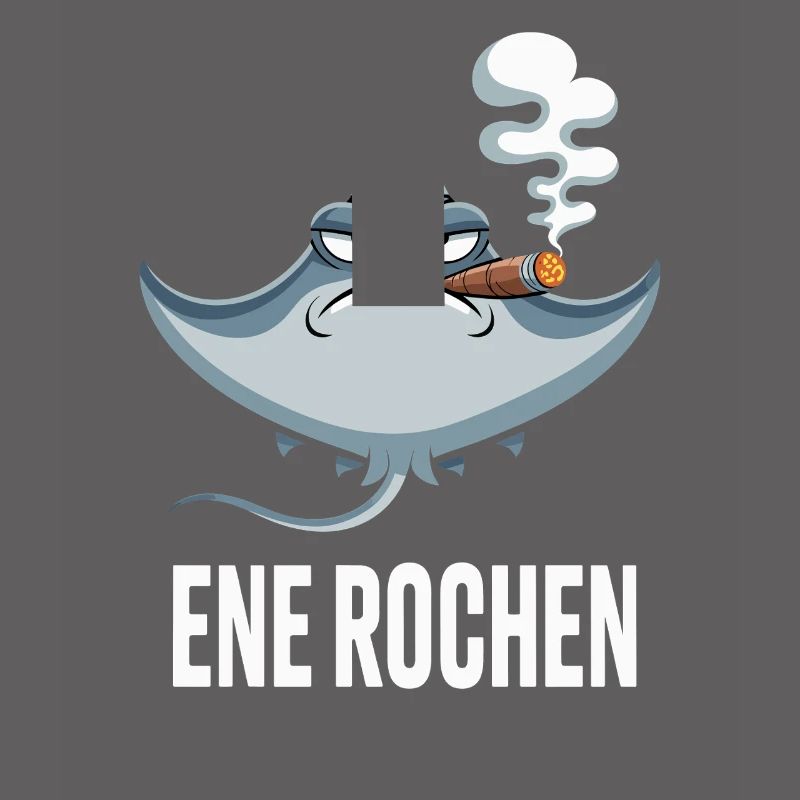 Ene Rochen Raucher Spruch Zigarette Kippe Rauchen