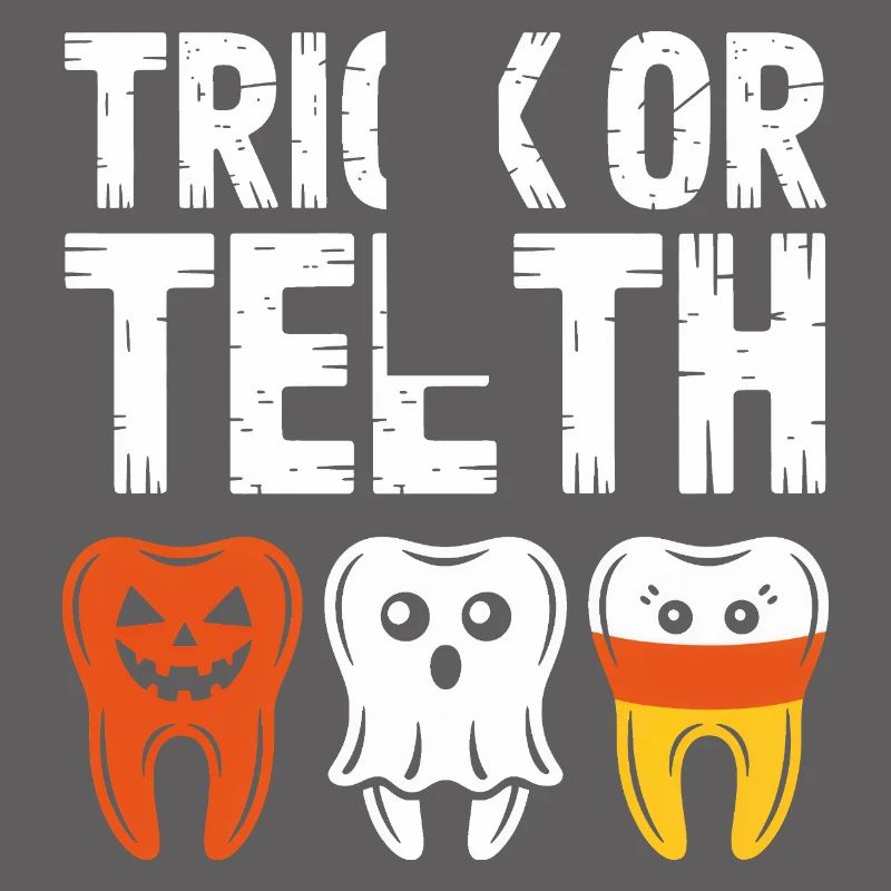 Trick oder Teeth Halloween-Trio