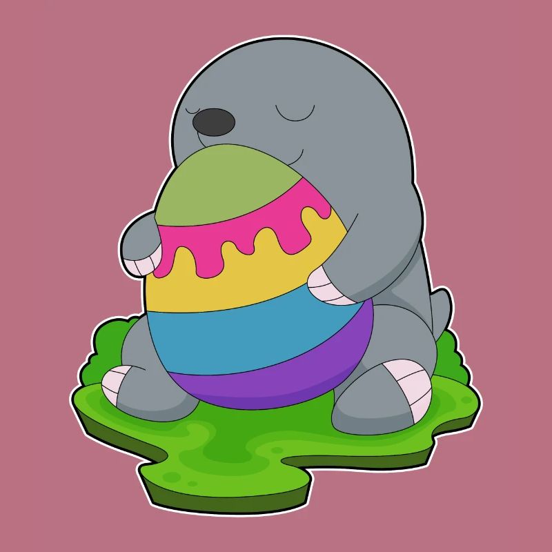 Mole Easter Easter Egg