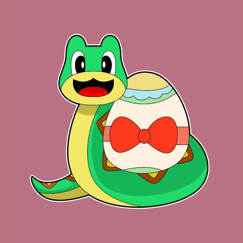 Snake Easter Easter Egg