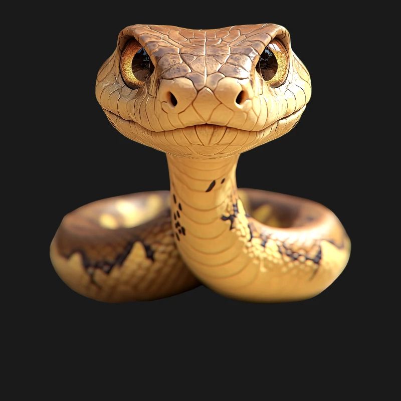 Serpent Python Cobra Mamba Serpent à sonnettes Serpent