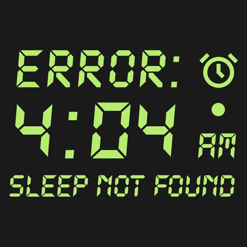 Error 404, sleep not found programmer gamble