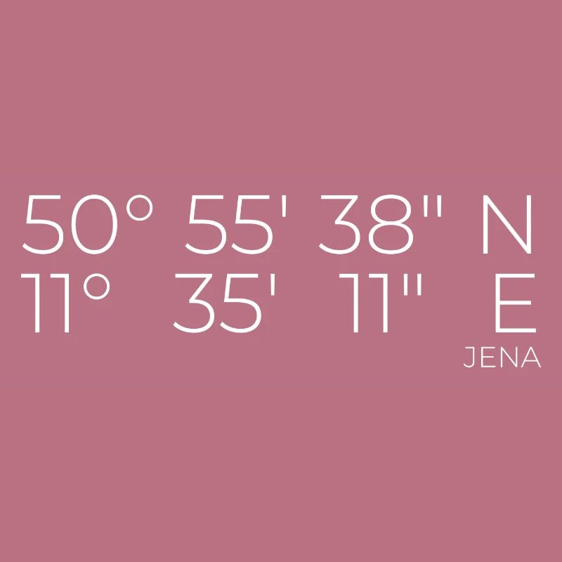 Coordinates Jena, Thuringia