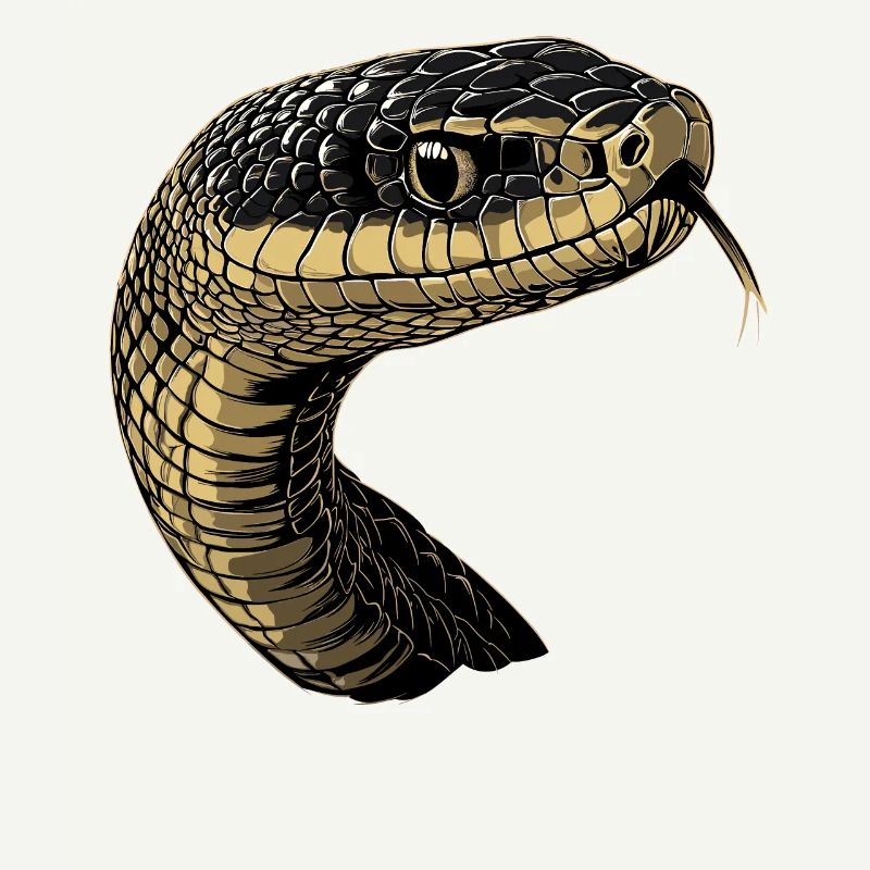 Serpent Python Cobra Mamba Serpent à sonnettes Serpent