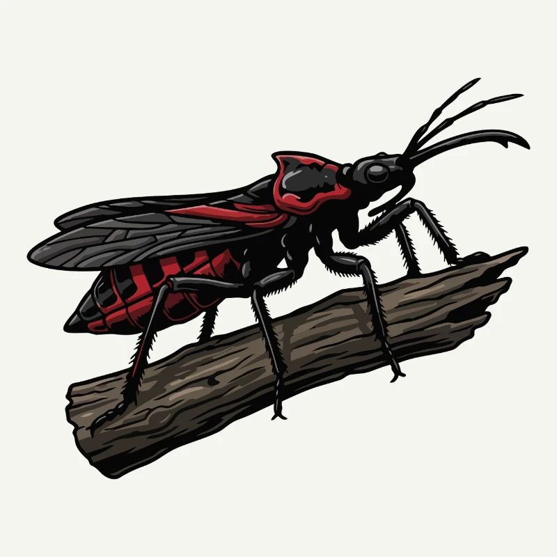 Bug Assassin Bug Hunter Red Strike Tattoo