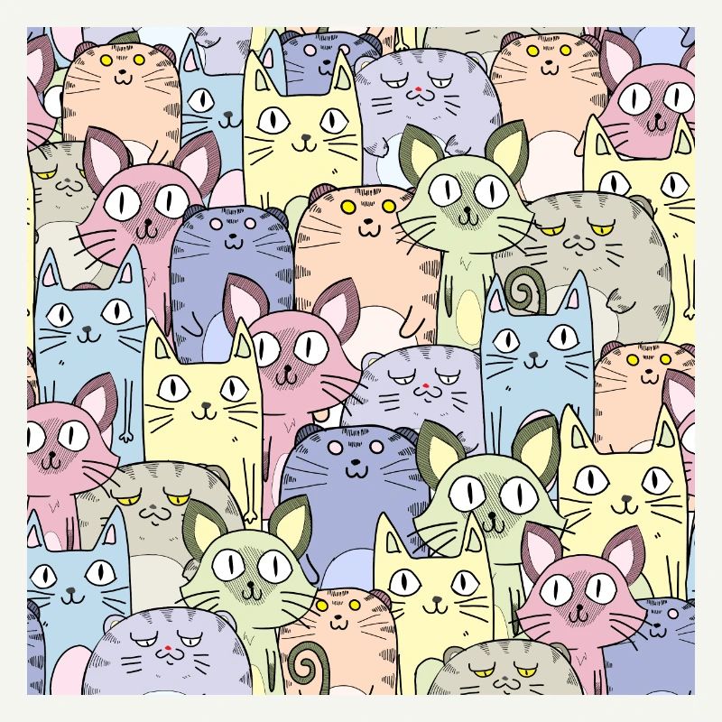 Cat Pattern Cat Wallpaper Cat Pattern